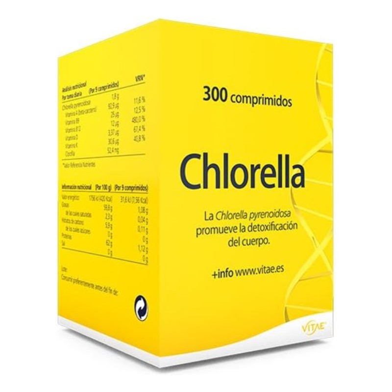 Chlorella 300 comprimidos Vitae Chlorella 300 comprimidos Vitae