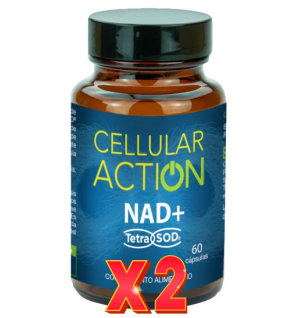 Pack de 2 unidades Cellular Action NAD+ TetraSOD® 60 Cápsulas Bioserum
