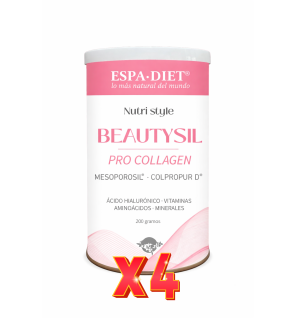 Pack de 4 unidades Beauty Sil Pro Collagen 200 Gramos Espadiet