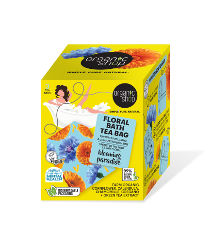 Bolsitas De Té De Baño De Flores «Blooming Paradise», 3 X 50 G Organic Shop