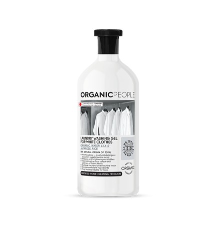 Detergente Líquido Para La Ropa Blanca Ecológico, Organic Water Lily & Japanese Rice, 1000 Ml Organic People