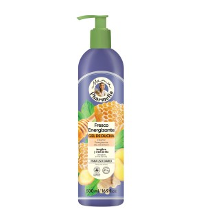 "Gel De Ducha Fresco Energizante Para Uso Diario Con Jengibre Y Miel De Tilo, 500 Ml" Mama Pharmelia