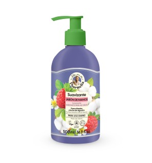 "Jabón De Manos Suavizante Para Uso Diario Con Fresa Silvestre Y Leche De Algodón, 500 Ml" Mama Pharmelia