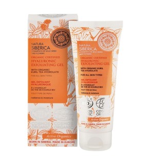 Gel Exfoliante Hialurónico Certificado Orgánico Para Todo Tipo De Piel, 75 Ml Natura Siberica