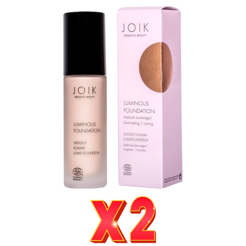Pack de 2 unidades Joi Base De Maquillaje Luminosa 02 Sand 30 Ml Joik Pack de 2 unidades Joi Base De Maquillaje Luminosa 02 Sand 30 Ml Joik