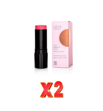 Pack de 2 unidades Joi Stick Multifunción 3 En 1 (Mejillas, Labios Y Ojos) 01 Blushing Pink 8,5 Gr Joik