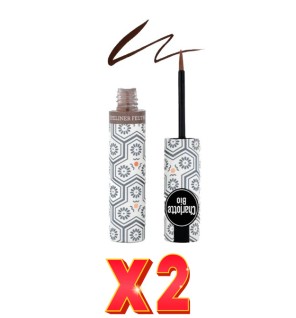 Pack de 2 unidades Delineador De Ojos Brown, 3 Ml Charlotte Bio