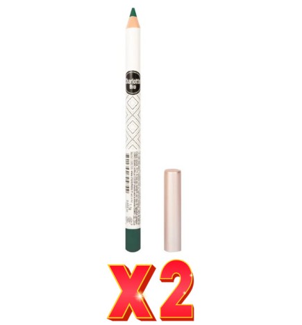 Pack de 2 unidades Lápiz De Ojos Imperial Green, 1,1 G. Charlotte Bio
