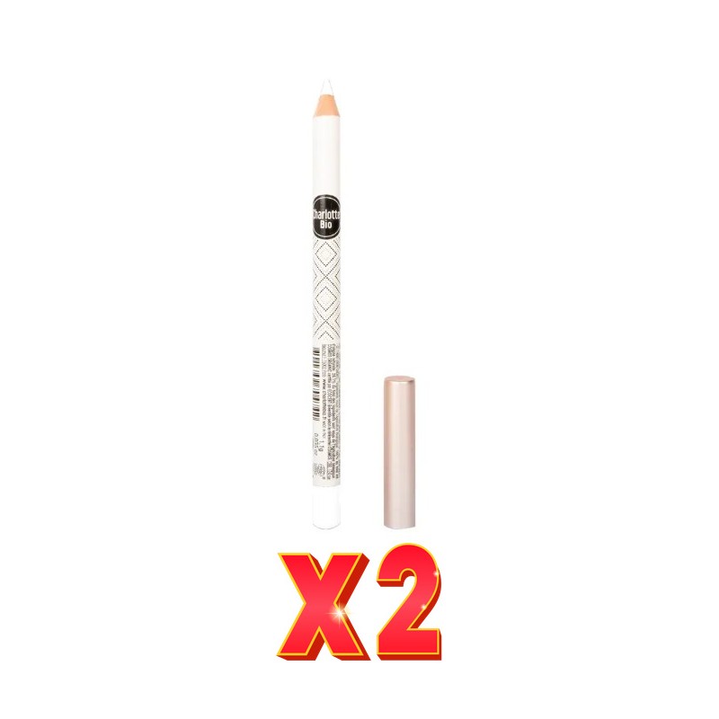 Pack de 2 unidades Lápiz De Ojos Bright White, 1,1 G. Charlotte Bio Pack de 2 unidades Lápiz De Ojos Bright White, 1,1 G. Charlotte Bio