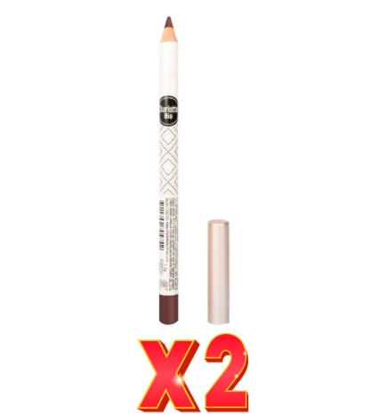 Pack de 2 unidades Lápiz De Ojos Y Labios Brown Nude, 1,1 G. Charlotte Bio