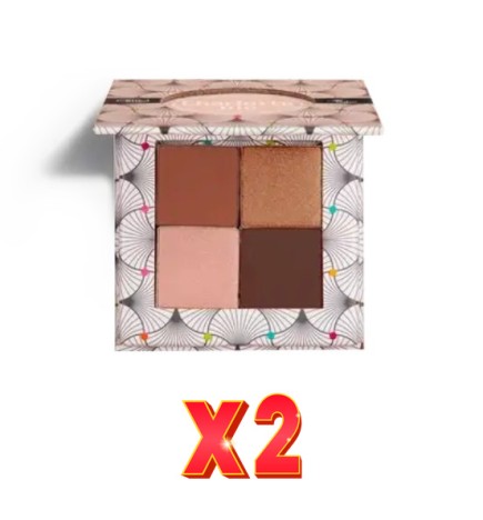 Pack de 2 unidades Sombra De Ojos Brown Nude (4 Tonos), 4 X 1,4 G. Charlotte Bio