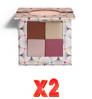 Pack de 2 unidades Sombra De Ojos Rose Nude (4 Tonos), 4 X 1,4 G. Charlotte Bio