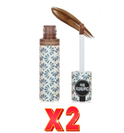 Pack de 2 unidades Sombra De Ojos En Crema Brown, 6,5 G. Charlotte Bio