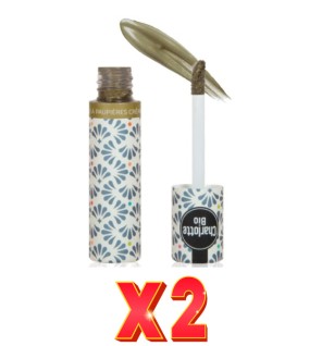 Pack de 2 unidades Sombra De Ojos En Crema Vegetal Green, 6,5 G. Charlotte Bio