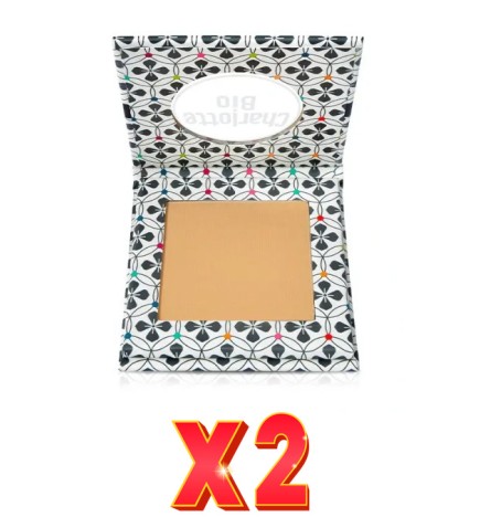 Pack de 2 unidades Polvo Compacto Sandy, 7 G. Charlotte Bio