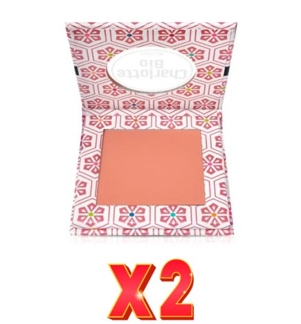 Pack de 2 unidades Rubor Coral Pink, 7 G. Charlotte Bio