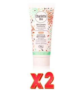 Pack de 2 unidades Rubor En Crema Coral - Stick, 5 G. Charlotte Bio