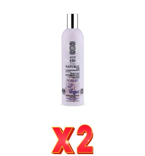 Pack de 2 unidades Balsamo Para Cabello Dañado, Proteccion Y Reparación, 400 Ml Natura Siberica