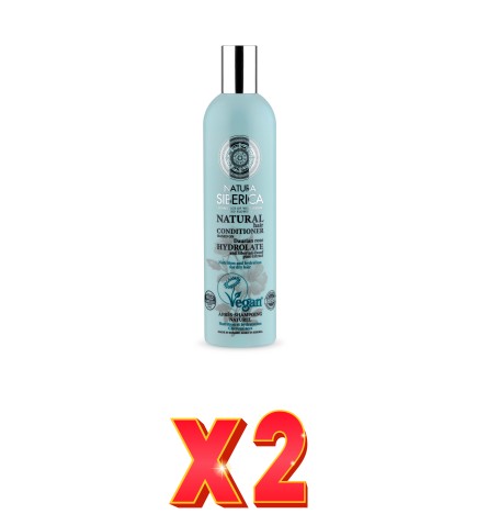Pack de 2 unidades Balsamo Capilar Nutrición E Hidratación. Para Cabello Seco, 400Ml Natura Siberica