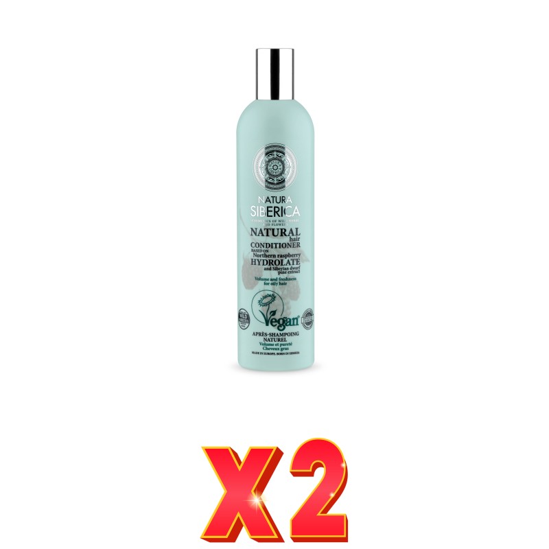 Pack de 2 unidades Balsamo Capilar Volumen Y Frescor. Para Cabello Graso, 400 Ml Natura Siberica Pack de 2 unidades Balsamo Capilar Volumen Y Frescor. Para Cabello Graso, 400 Ml Natura Siberica