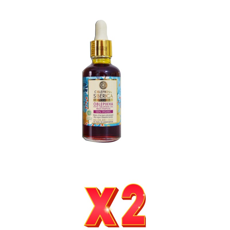 Pack de 2 unidades Aceite Vivo De Oblepikha, 50Ml Natura Siberica Pack de 2 unidades Aceite Vivo De Oblepikha, 50Ml Natura Siberica