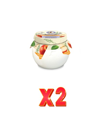 Pack de 2 unidades "Crema Corporal Multifunción De Absorción Rápida Con Manzanas Del Huerto Y Avena, 250 Ml" Mama Pharmelia