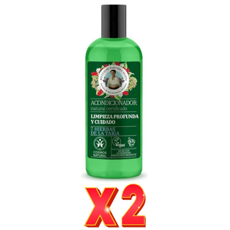 Pack de 2 unidades Green Agafia Natural Acondicionador Limpieza Profunda  260 Ml Agafia