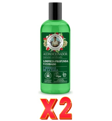 Pack de 2 unidades Green Agafia Natural Acondicionador Limpieza Profunda  260 Ml Agafia