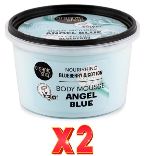 Pack de 2 unidades Mousse Corporal «Angel Blue» Organic Shop