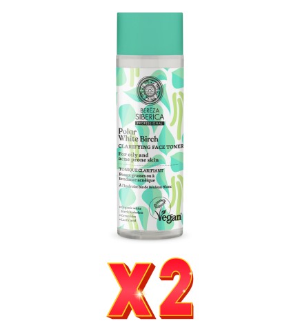 Pack de 2 unidades Tónico Facial Clarificante, 200 Ml Natura Siberica