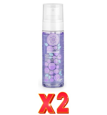 Pack de 2 unidades Tónico-Mist Facial Hidratante, 100 Ml Natura Siberica