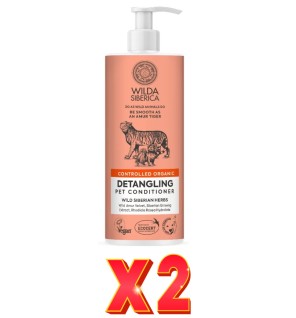 Pack de 2 unidades Acondicionador Desenredante Para Mascotas , 400 Ml Natura Siberica