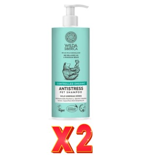 Pack de 2 unidades Champú Antiestrés Para Mascotas , 400 Ml Natura Siberica