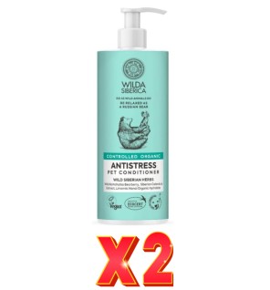 Pack de 2 unidades Acondicionador Antiestrés Para Mascotas , 400 Ml Natura Siberica