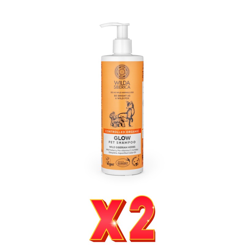Pack de 2 unidades Champú Brillo Para Mascotas, 400 Ml Natura Siberica Pack de 2 unidades Champú Brillo Para Mascotas, 400 Ml Natura Siberica