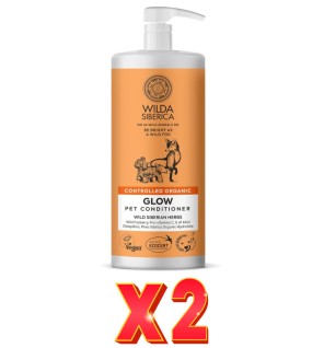 Pack de 2 unidades Acondicionador Brillo Para Mascotas, 1L Natura Siberica
