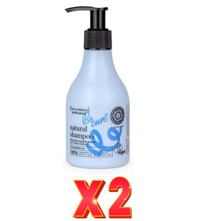 Pack de 2 unidades Champú Natural << Be Curl>> Suavidad Y Brillo, 245 Ml Natura Siberica
