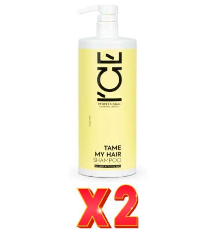Pack de 2 unidades Tame My Hair - Champú Nutritivo A Base De Aceite, 1000 Ml Natura Siberica