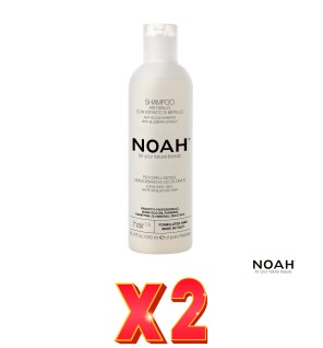 Pack de 2 unidades Champú Antiamarillo Con Extracto De Arándano Azul, 250 Ml  (1.9) Noah