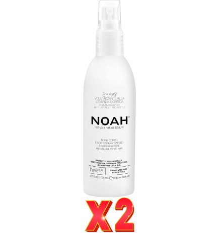 Pack de 2 unidades Spray Voluminizador Con Lavanda Y Ortiga, 125 Ml (5.4) Noah