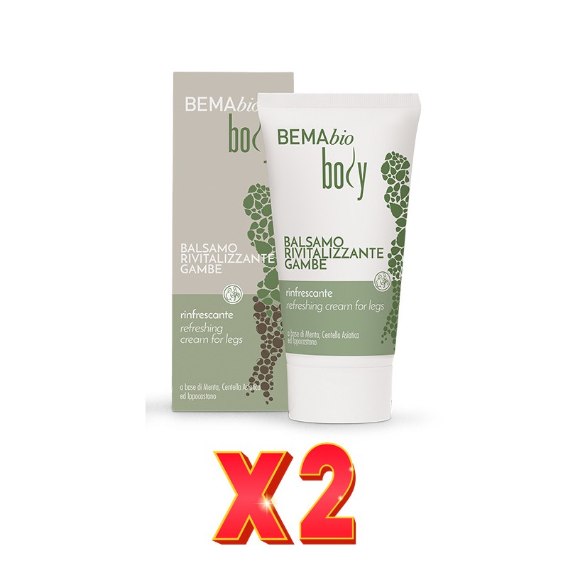 Pack de 2 unidades Crema Refrescante Para Piernas, 150Ml Bema