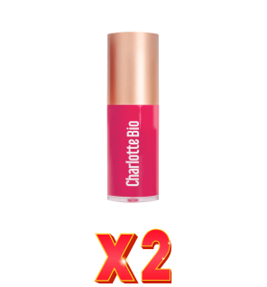 Pack de 2 unidades Aceite Para Labios Raspberry Silk, 6,5 Ml Charlotte Bio