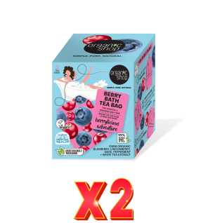 Pack de 2 unidades Bolsitas De Té De Baño De Bayas «Berrylicious Adventure», 3 X 50 G Organic Shop