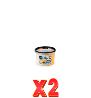 Pack de 2 unidades Ogs Crp Exfoliante Corporal Anticelulítico De Naranja Y Coco A Base De Sal Marina, 250 Ml Organic Shop