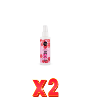 Pack de 2 unidades Loción Corporal Con Protección Solar Frambuesa + Antioxidantes  Spf50, 150 Ml Organic Shop
