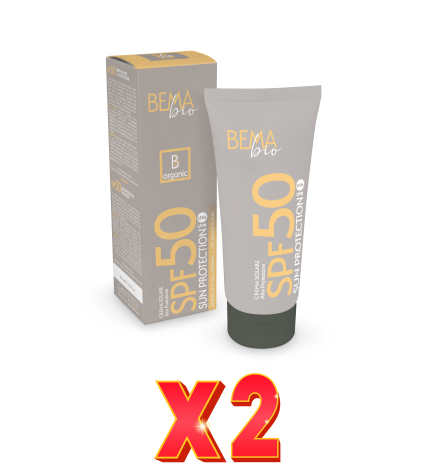 Pack de 2 unidades Be Bio Sun Crema Solar Proteccion Alta Spf50+ Bema
