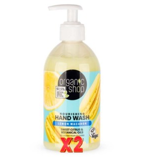 Pack de 2 unidades Ogs Crp Jabón De Manos Nutritivo «Macaron De Limón», 400 Ml Organic Shop