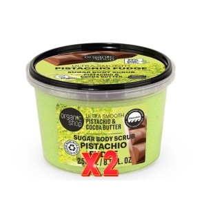 Pack de 2 unidades Ogs Crp Exfoliante Corporal De Azúcar «Pistachio Fudge», 250 Ml Organic Shop