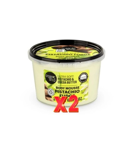 Pack de 2 unidades Ogs Crp Mousse Corporal «Pistachio Fudge», 250 Ml Organic Shop
