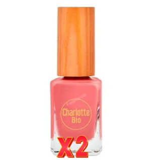 Pack de 2 unidades Esmalte De Uñas 13 Vintage Rose, 10 Ml Charlotte Bio